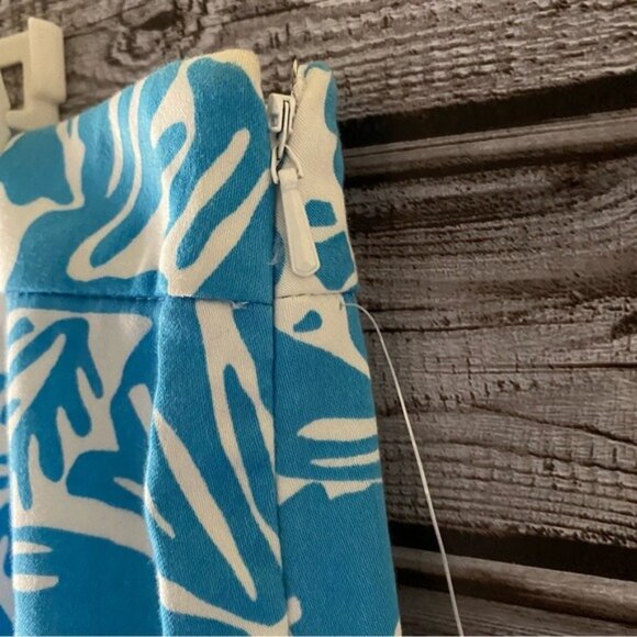 NWT Talbots Petites Women's‎ StretchTropical Print Cropped Pants Size 14P - Picture 3 of 7